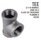 B & K STZ Industries 3/4 in. FIP each X 3/4 in. D FIP 3/4 in. D FIP Black Malleable Iron Tee 312UPT-34 - alternate 5